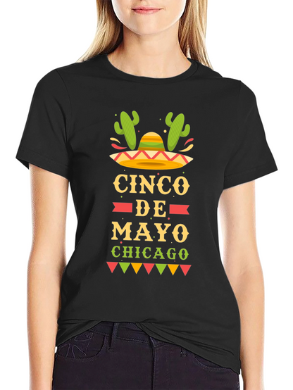 Cinco de Mayo Chicago Graphic T-Shirt