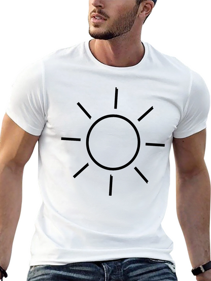 Sun Graphic Black T-Shirt