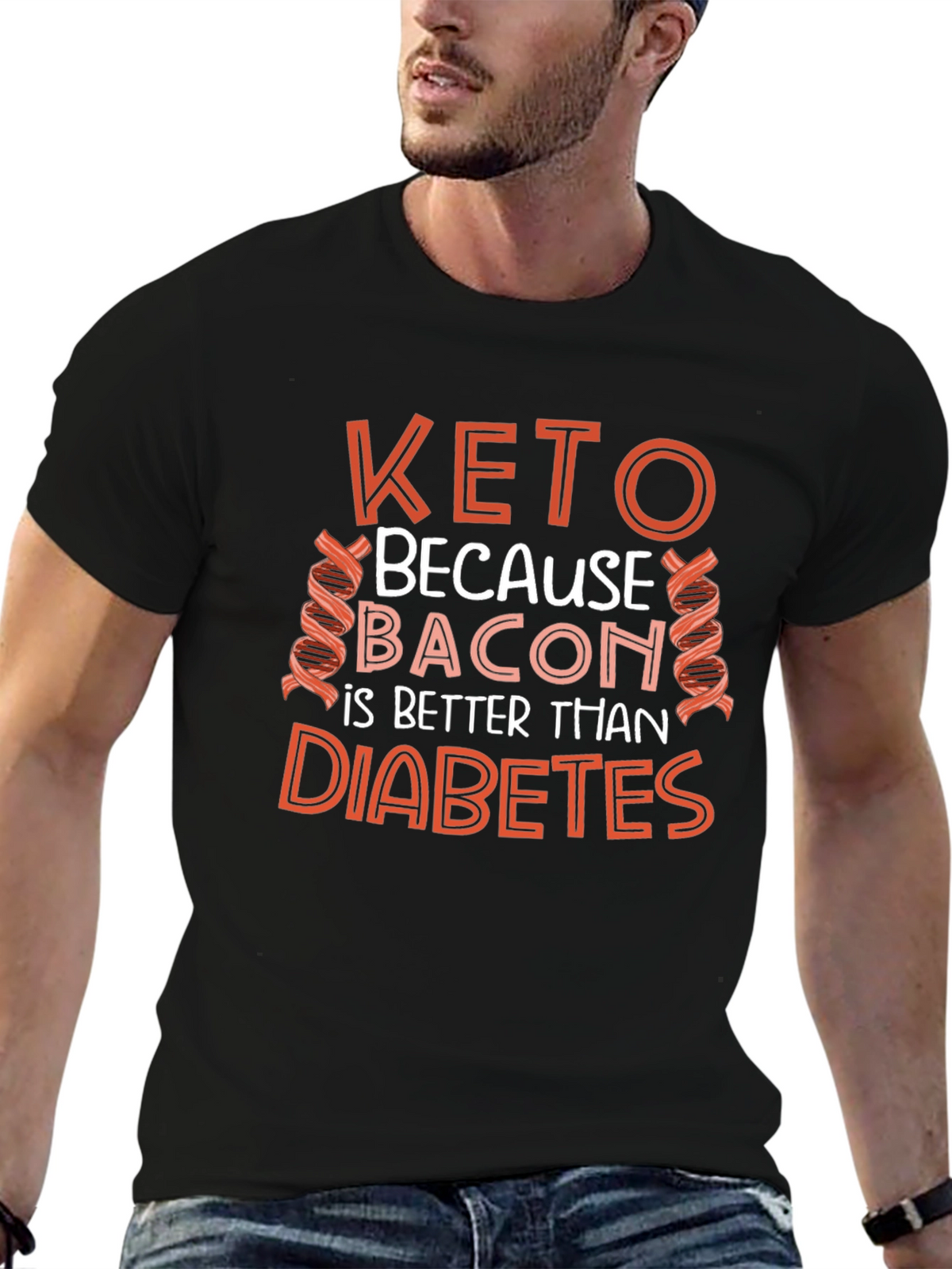 Keto Bacon Better Than Diabetes T-Shirt