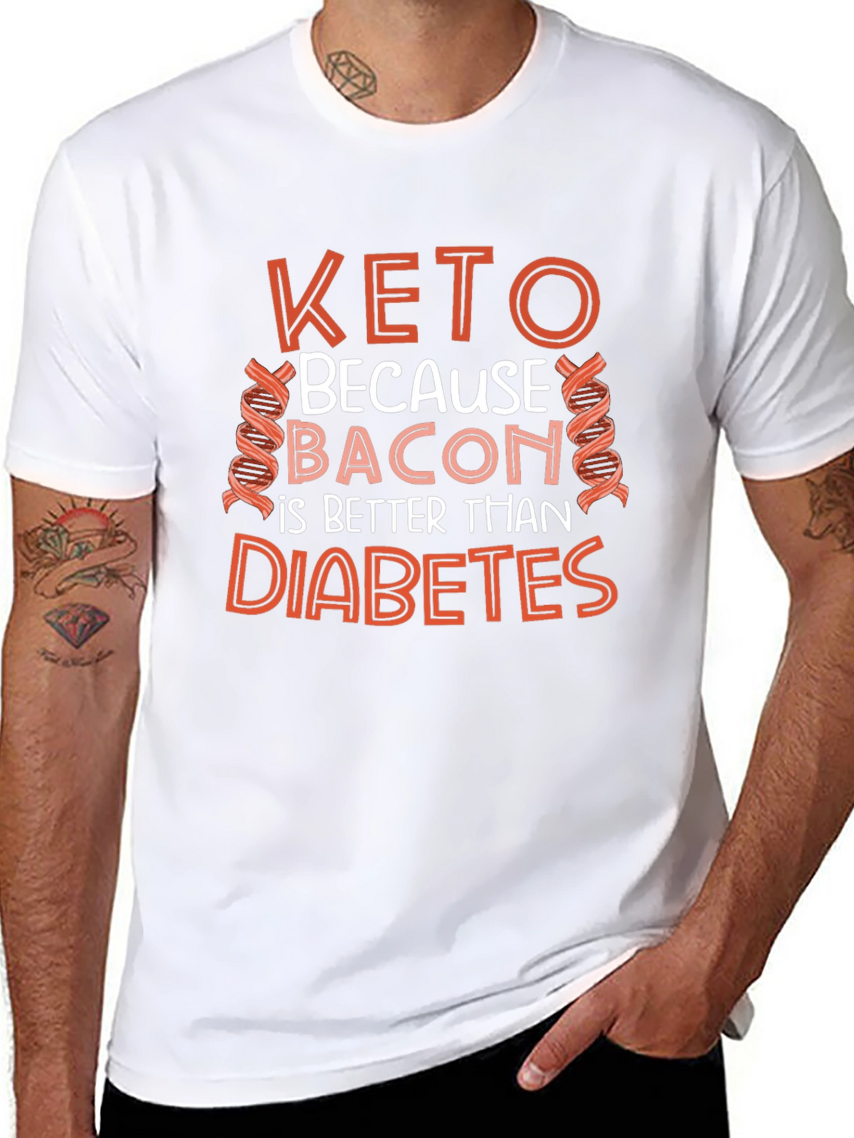 Keto Bacon Better Than Diabetes T-Shirt
