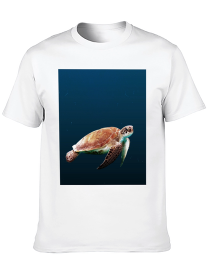 Sea Turtle Graphic Black T-Shirt