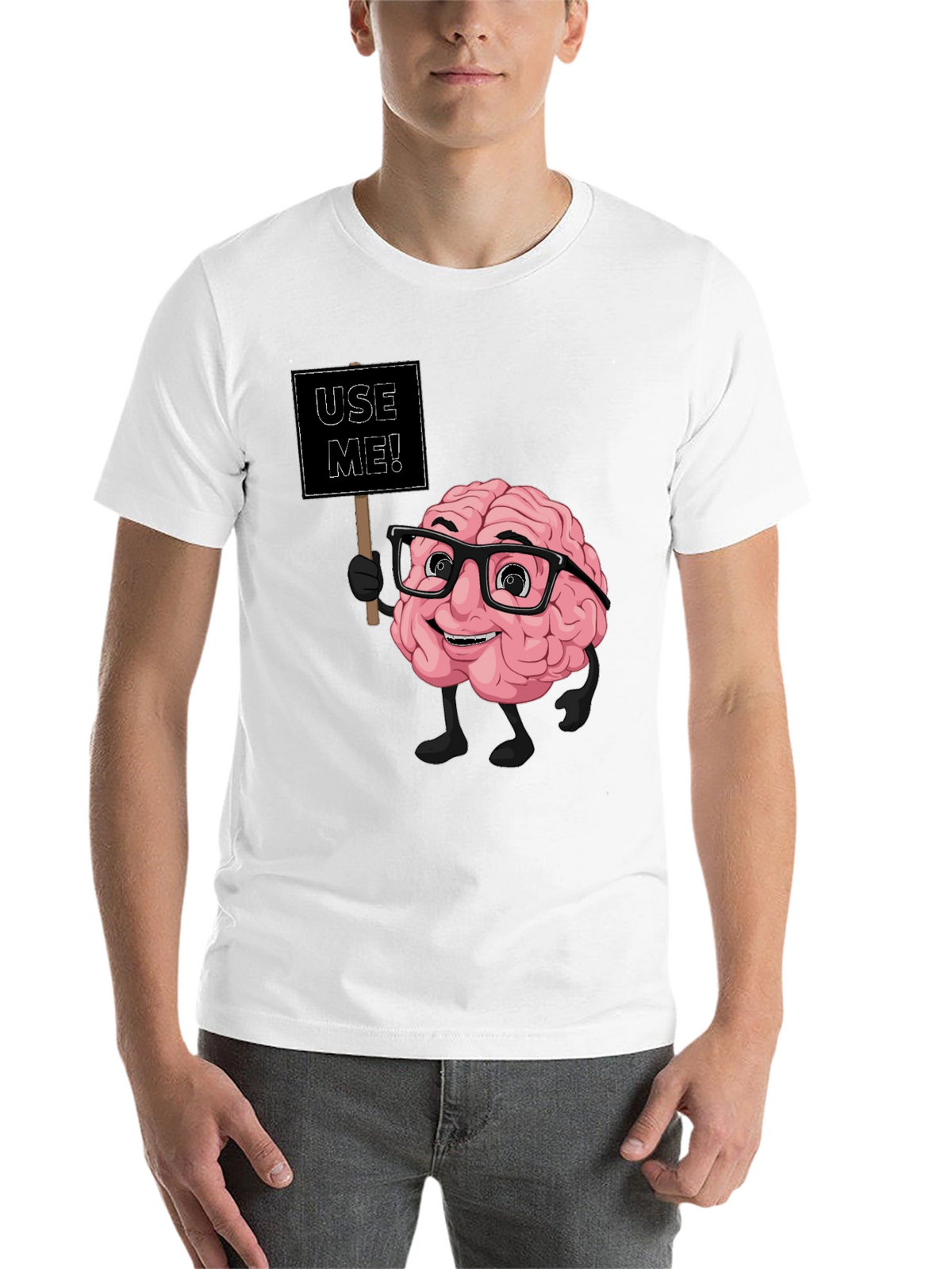 Use Me Brain Graphic T-Shirt
