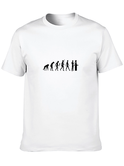 Evolution of Lawyer Black T-Shirt