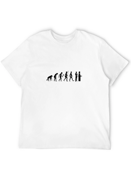 Evolution of Lawyer Black T-Shirt