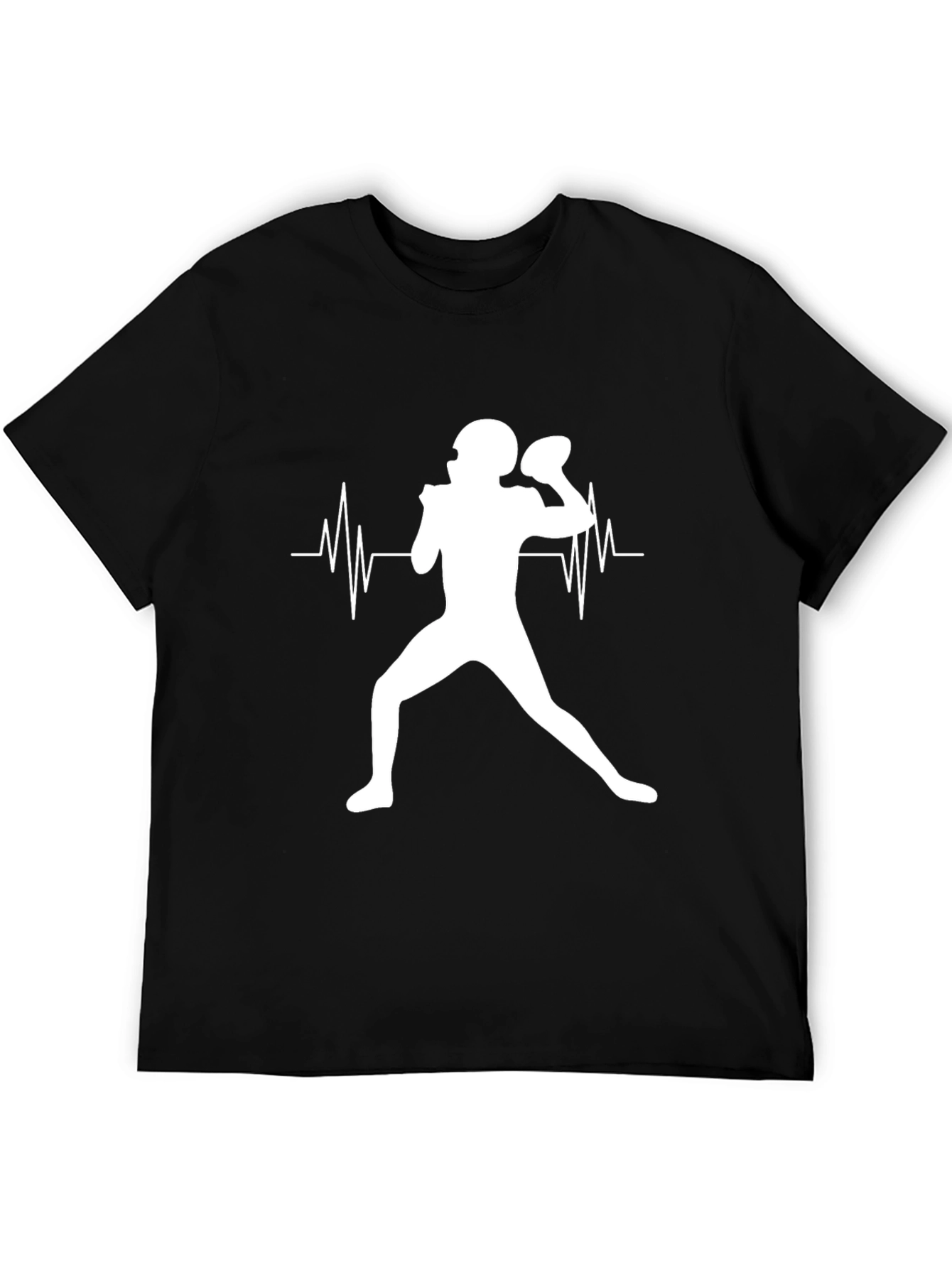 Football Heartbeat T-Shirt: Passion on Display