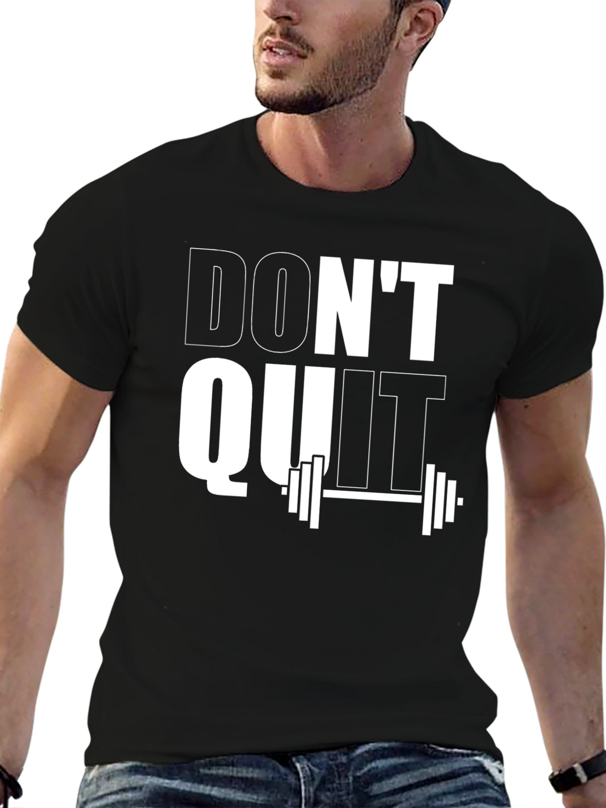 Dont Quit Motivational Gym T-Shirt