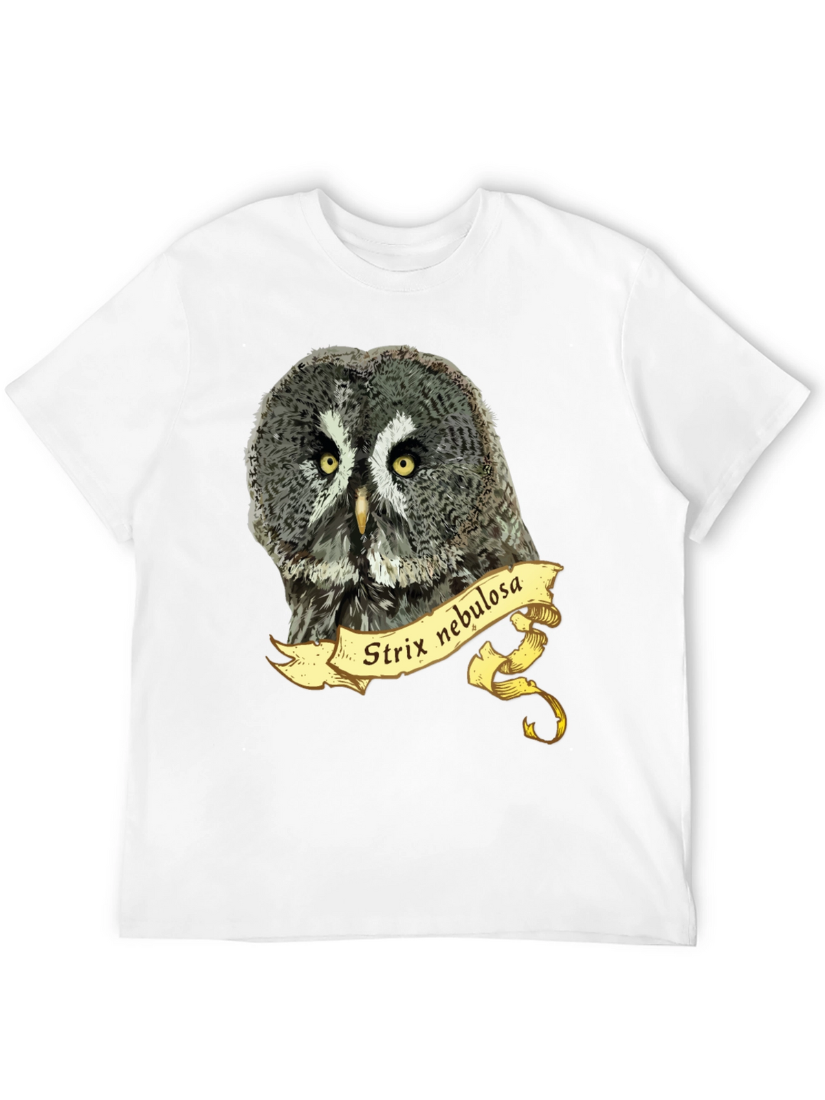 Strix Nebulosa Owl T-Shirt - Mens Graphic Tee