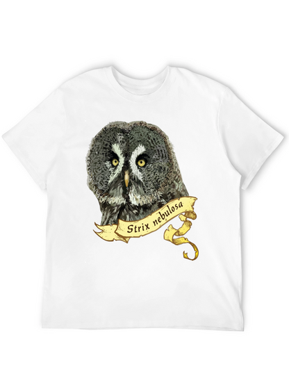 Strix Nebulosa Owl T-Shirt - Mens Graphic Tee