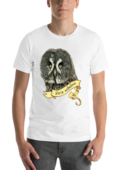 Strix Nebulosa Owl T-Shirt - Mens Graphic Tee