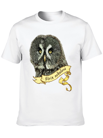 Strix Nebulosa Owl T-Shirt - Mens Graphic Tee