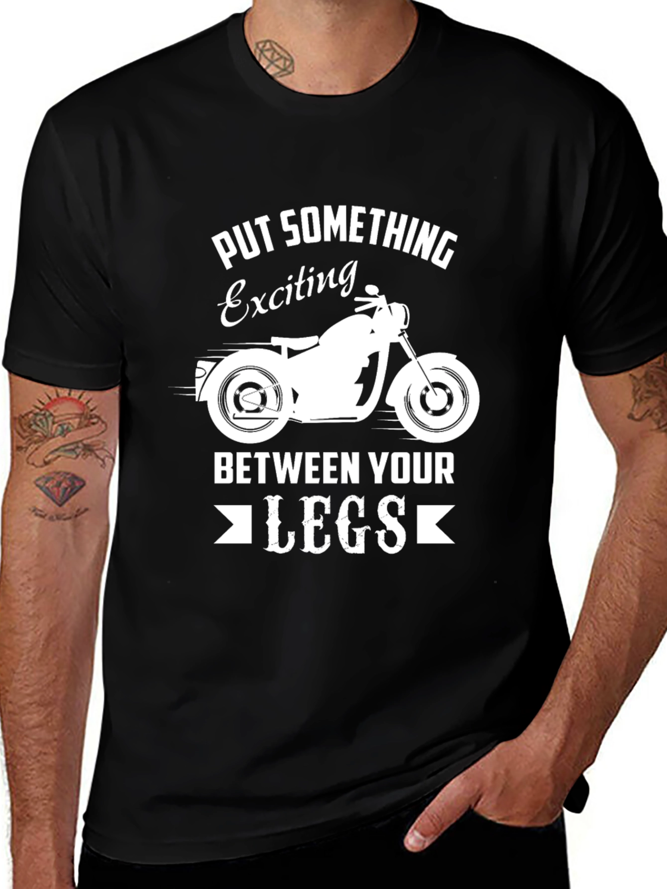 Exciting Motorcycle Graphic T-Shirt
