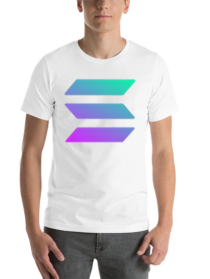Solana Crypto T-Shirt - Black Tee