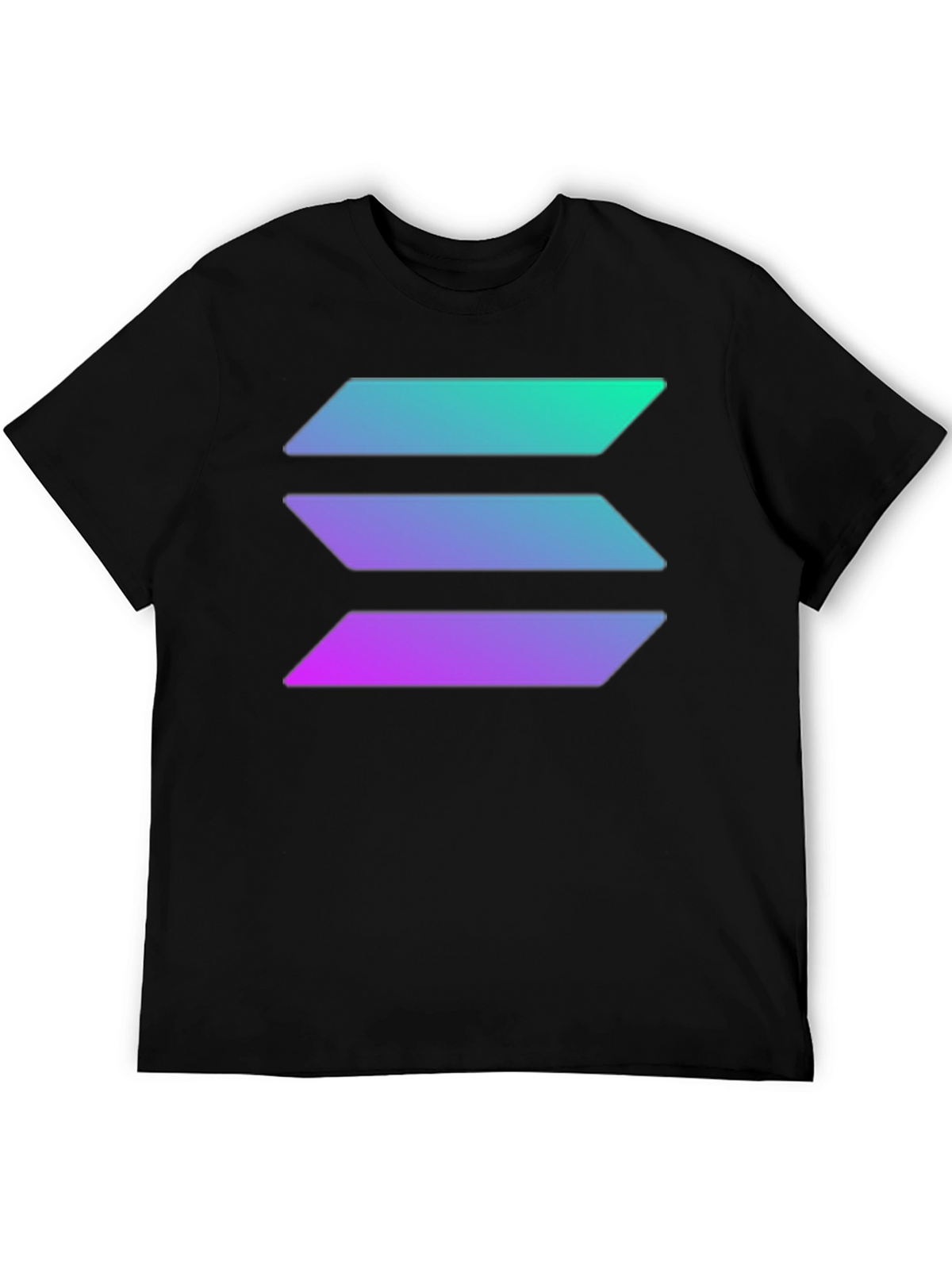 Solana Crypto T-Shirt - Black Tee