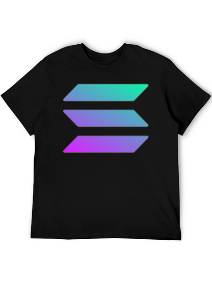 Solana Crypto T-Shirt - Black Tee