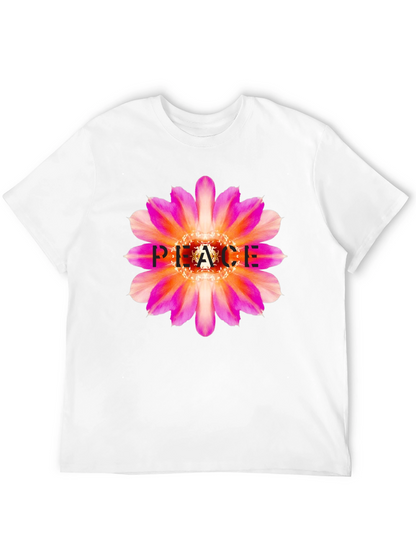 Peace Flower Graphic Tee - Stylish & Comfortable