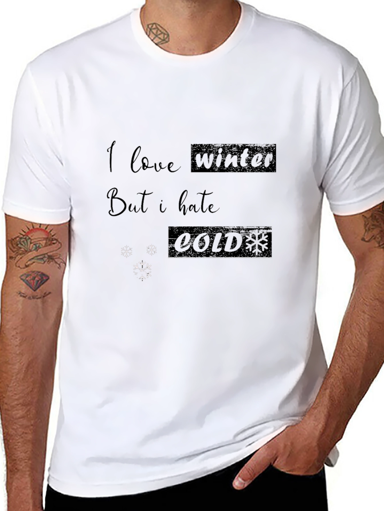 I Love Winter But I Hate Cold Graphic Tee