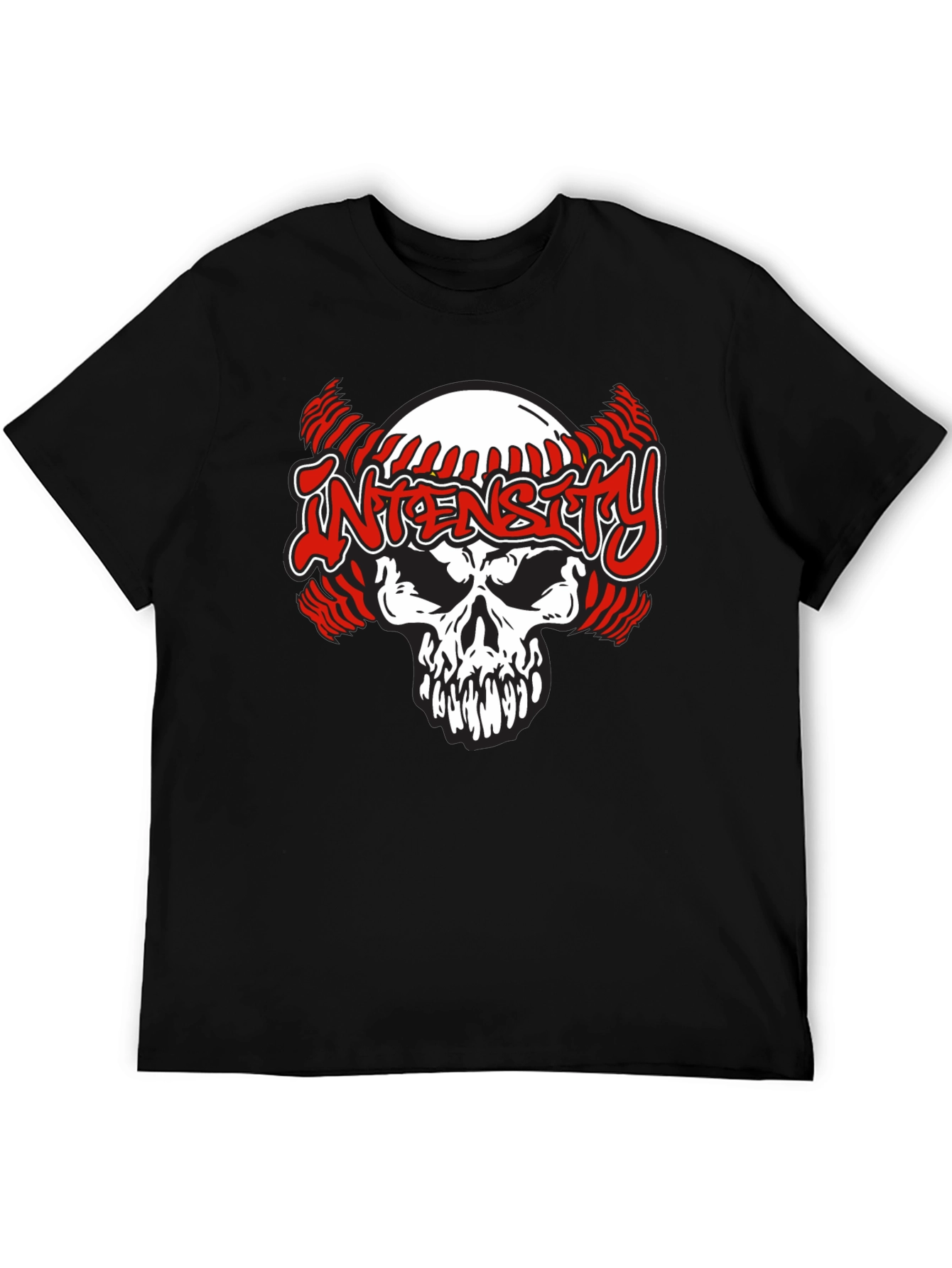 Intensity Skull Baseball T-Shirt