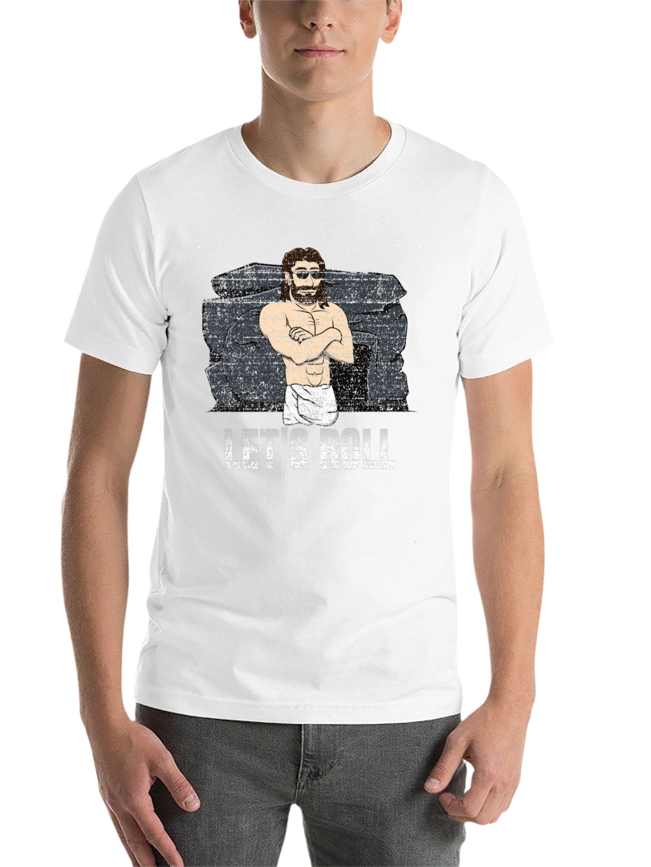 Lets Roll Graphic T-Shirt - Black Cotton Tee
