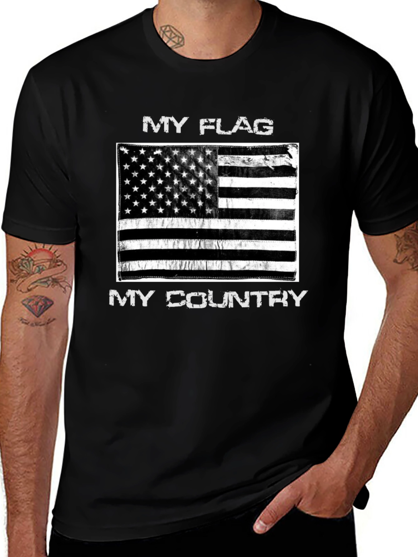 My Flag My Country Mens T-Shirt