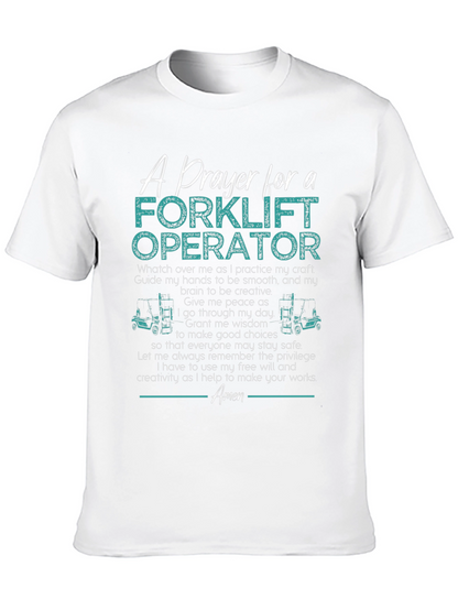 Forklift Operator Prayer T-Shirt