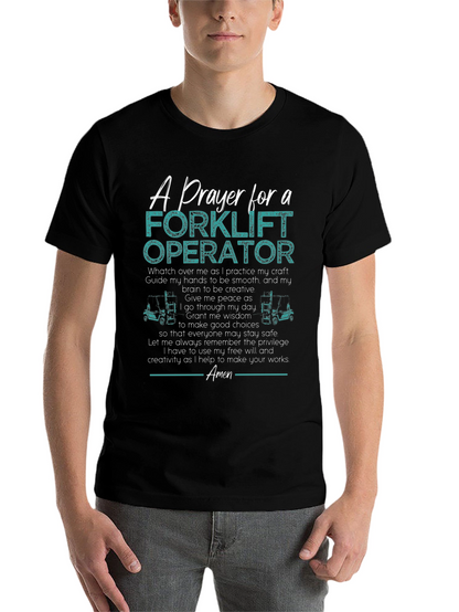 Forklift Operator Prayer T-Shirt