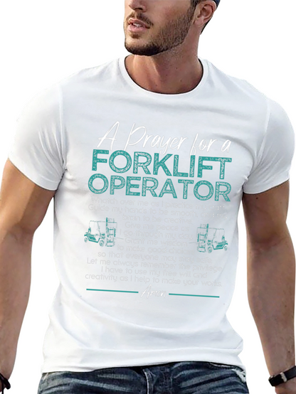Forklift Operator Prayer T-Shirt