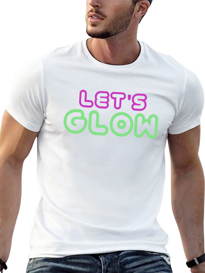 Lets Glow Neon Graphic T-Shirt