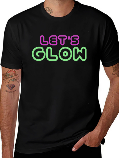 Lets Glow Neon Graphic T-Shirt