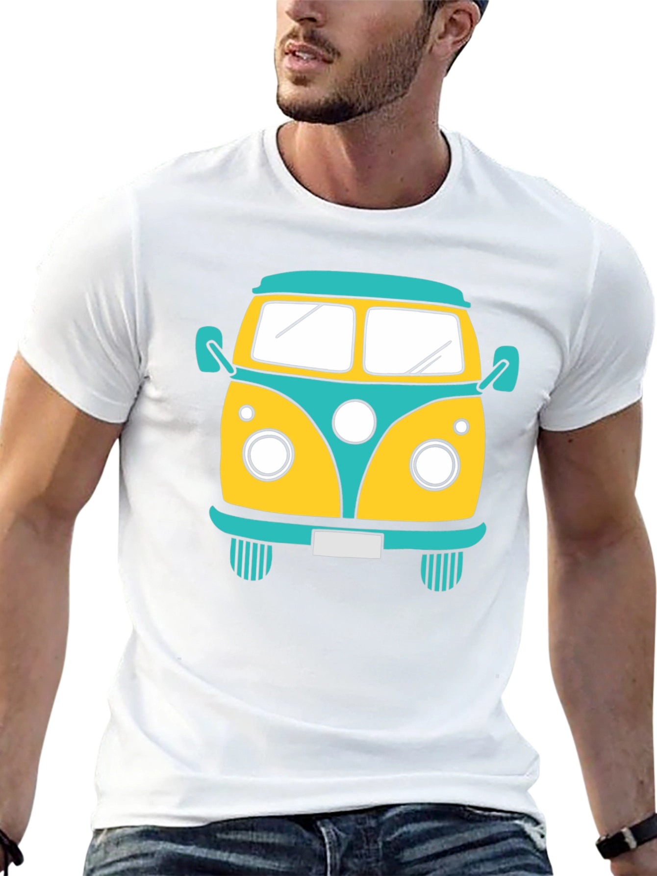 Retro VW Bus Graphic T-Shirt