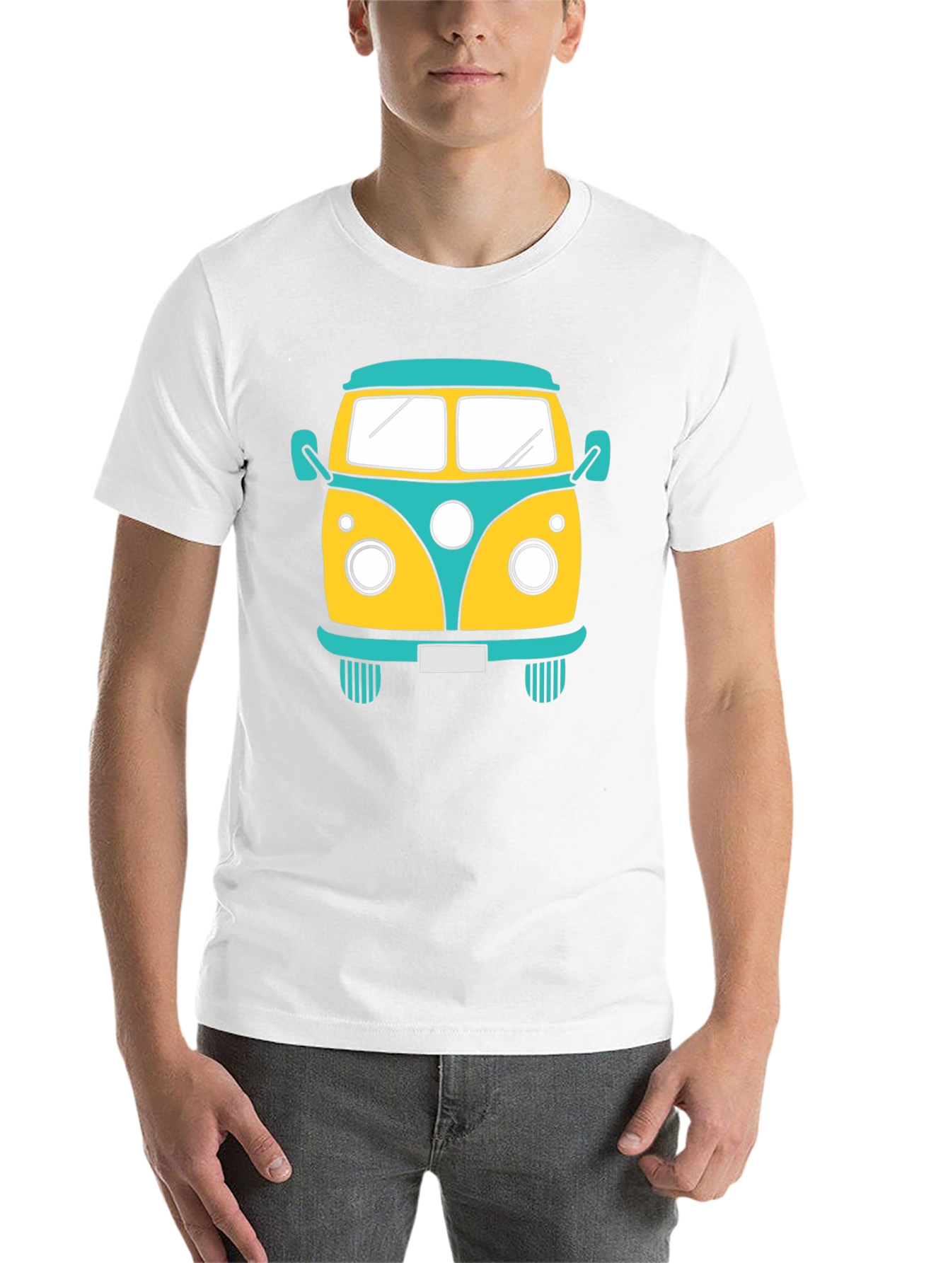 Retro VW Bus Graphic T-Shirt