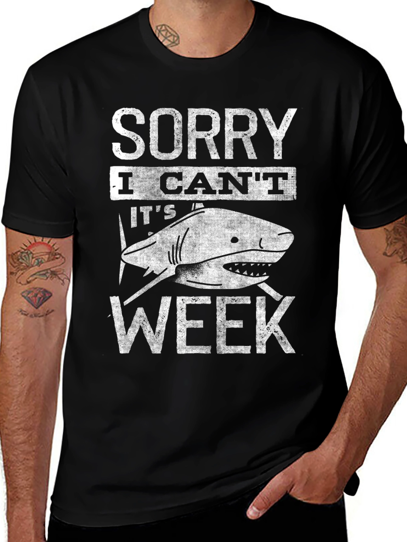 Sorry I Cant Its Shark Week T-Shirt