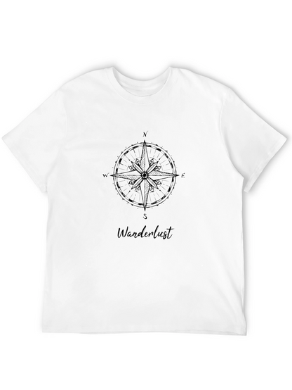 Wanderlust Compass Black T-Shirt
