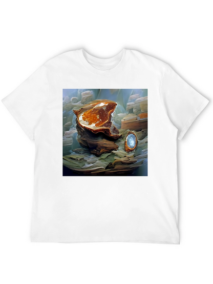Artistic Abstract Shell Graphic Tee