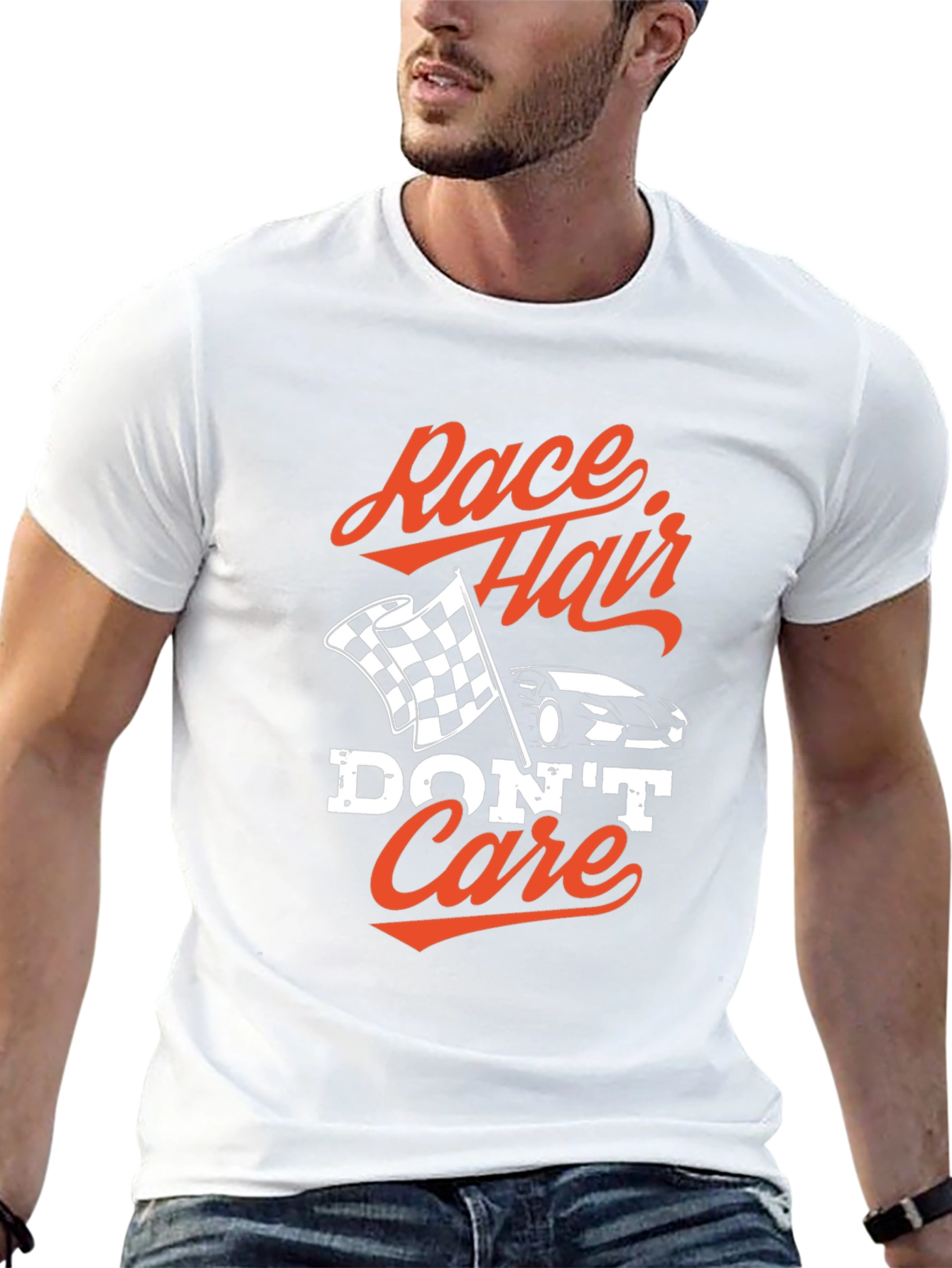 Race Hair Dont Care Black T-Shirt