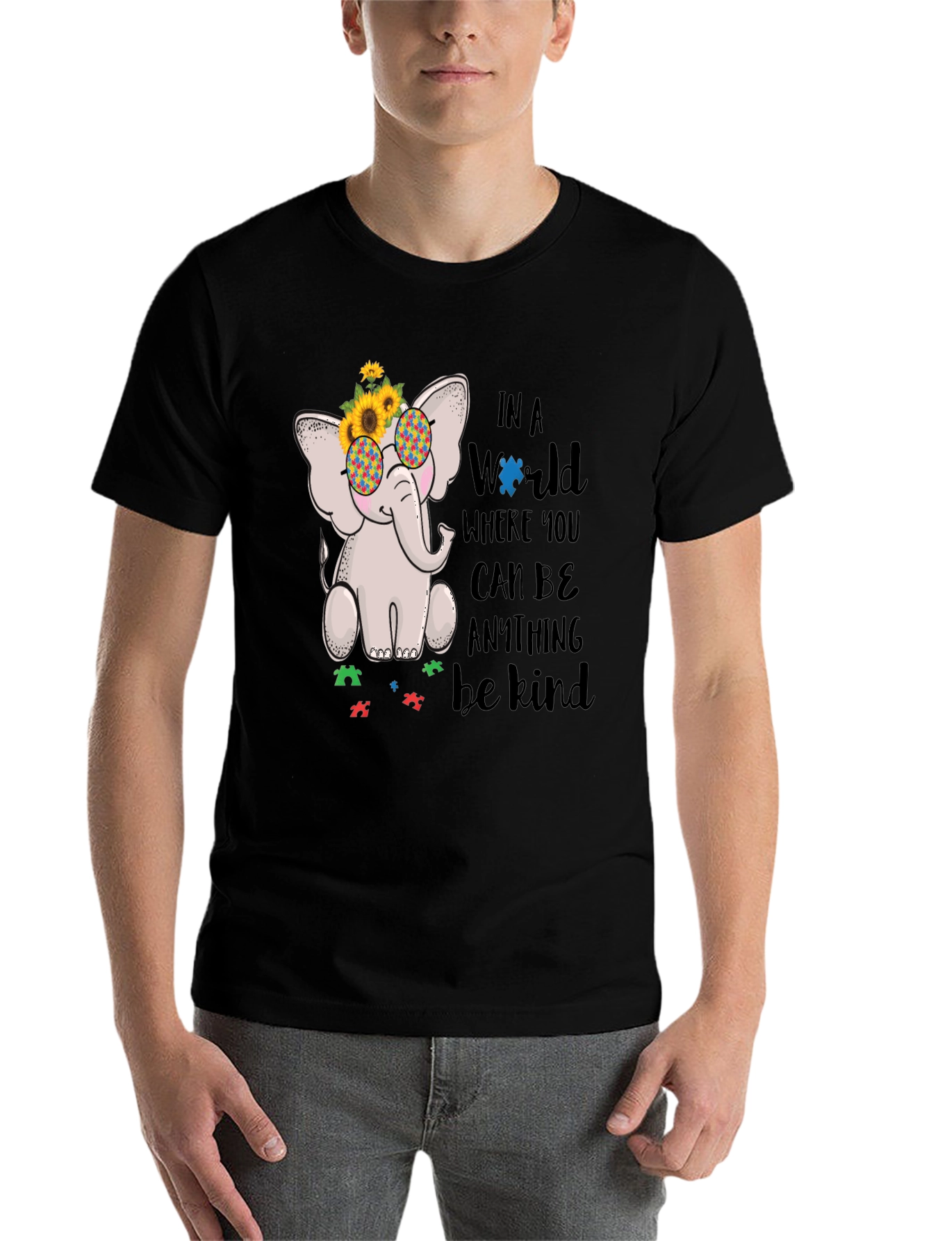 Autism Awareness Elephant Kindness T-Shirt