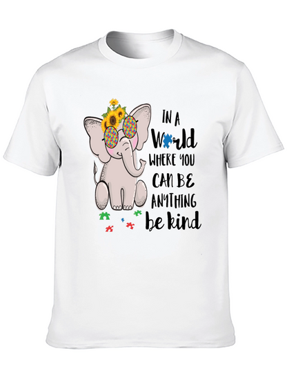 Autism Awareness Elephant Kindness T-Shirt