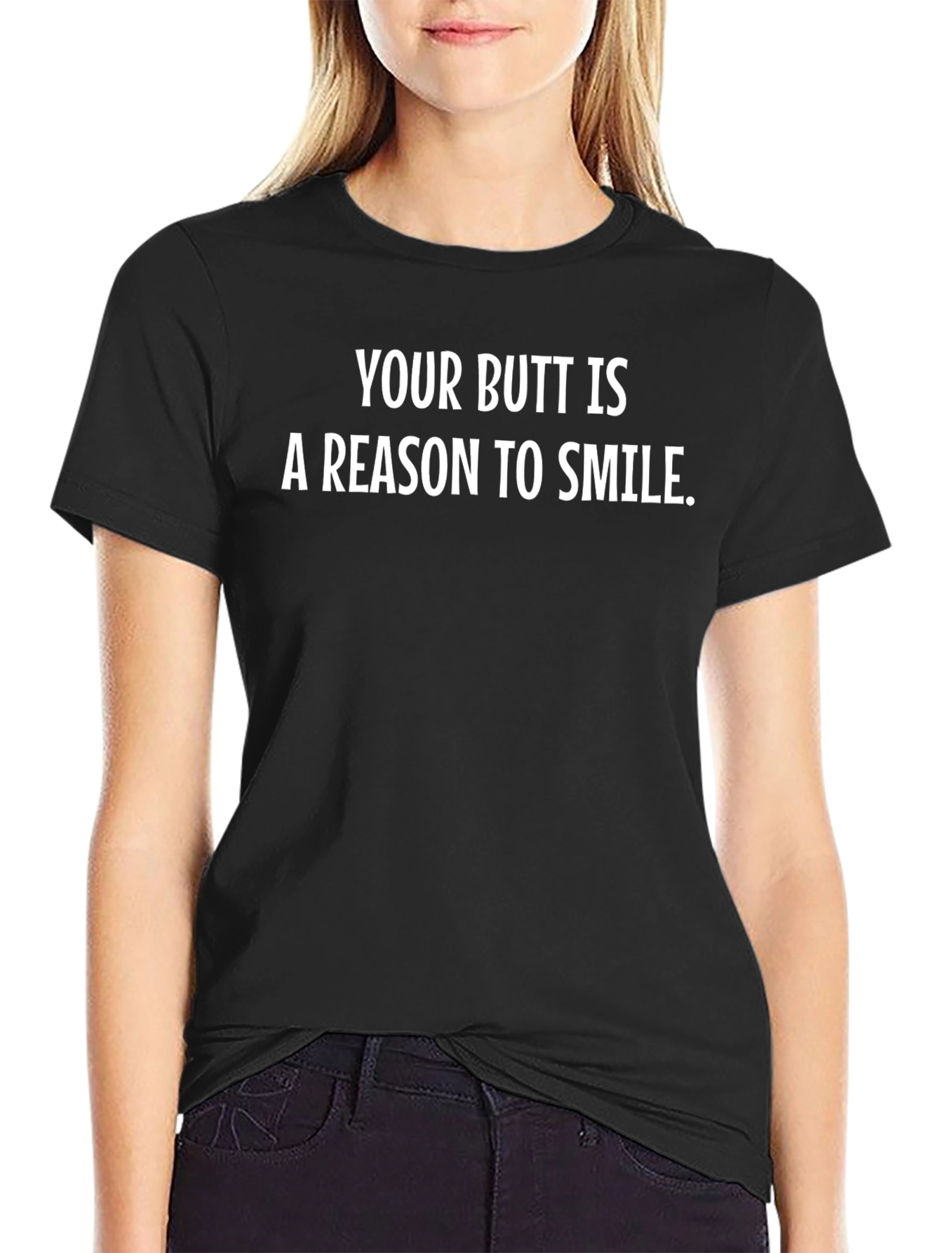 Funny Butt Smile T-Shirt