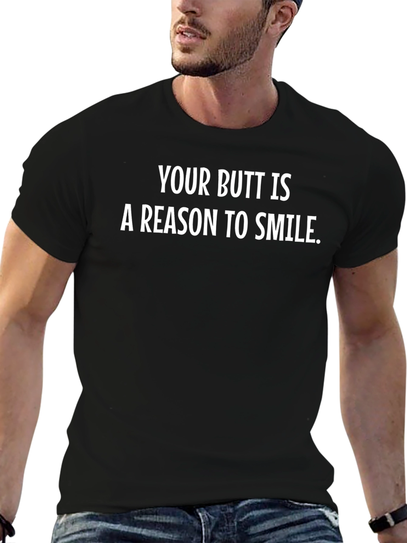 Funny Butt Smile T-Shirt
