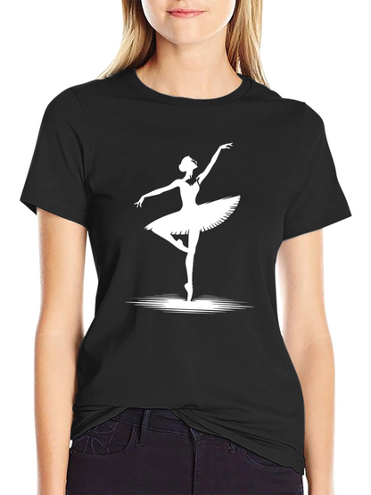 Ballet Dancer Graphic T-Shirt - Classic Black Tee