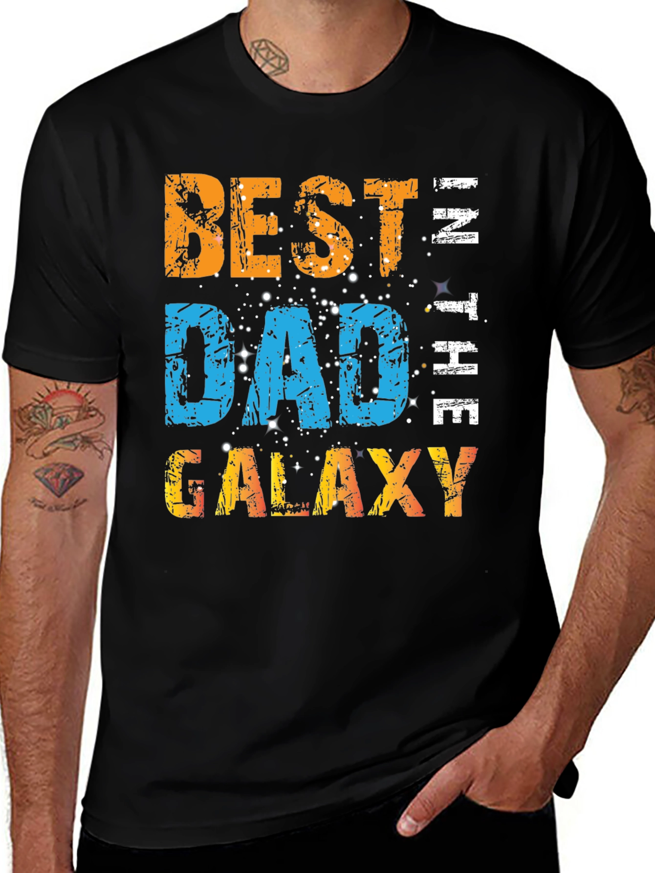 Best Dad In The Galaxy Graphic Tee