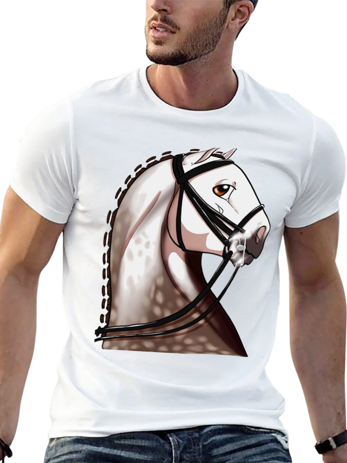 Horse Graphic Tee - Equestrian Style