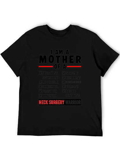 Neck Surgery Warrior Mother T-Shirt