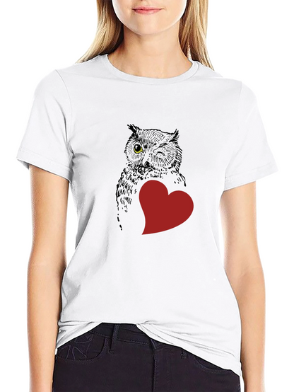 Owl Always Love You Black Tee