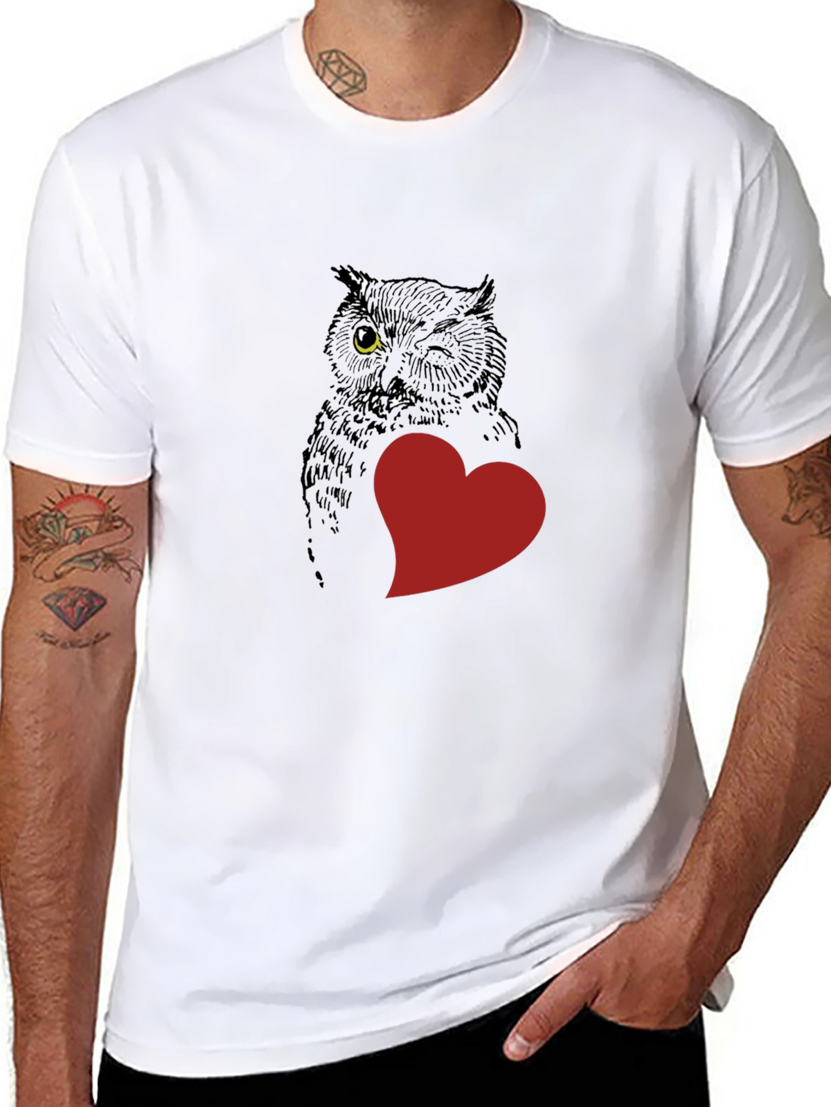 Owl Always Love You Black Tee