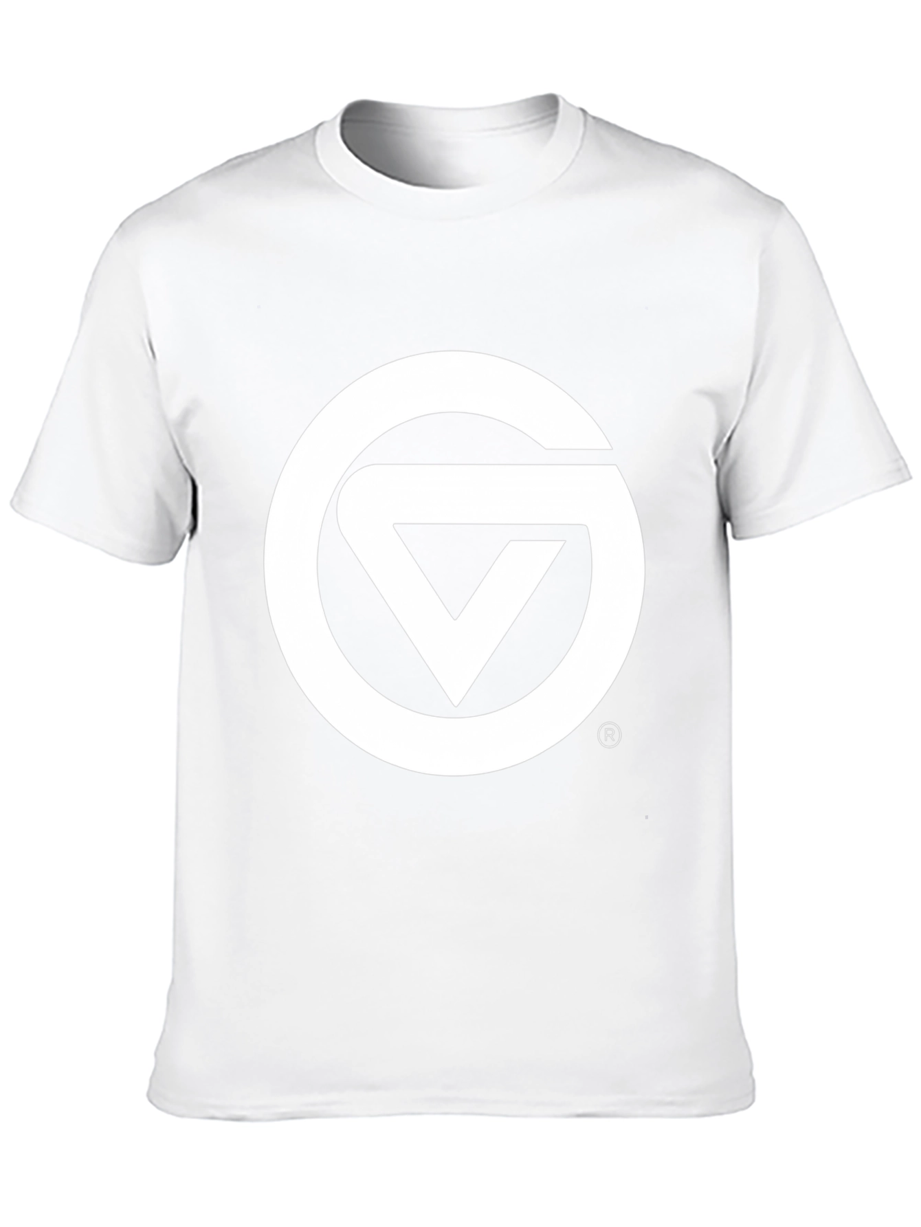 Black Graphic Tee - Circle & Triangle Logo