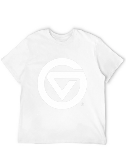 Black Graphic Tee - Circle & Triangle Logo