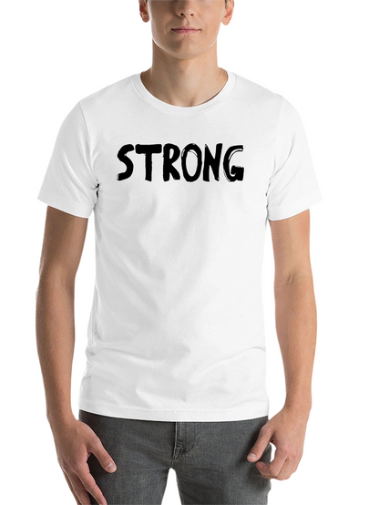Strong Graphic Tee - Mens Black T-Shirt