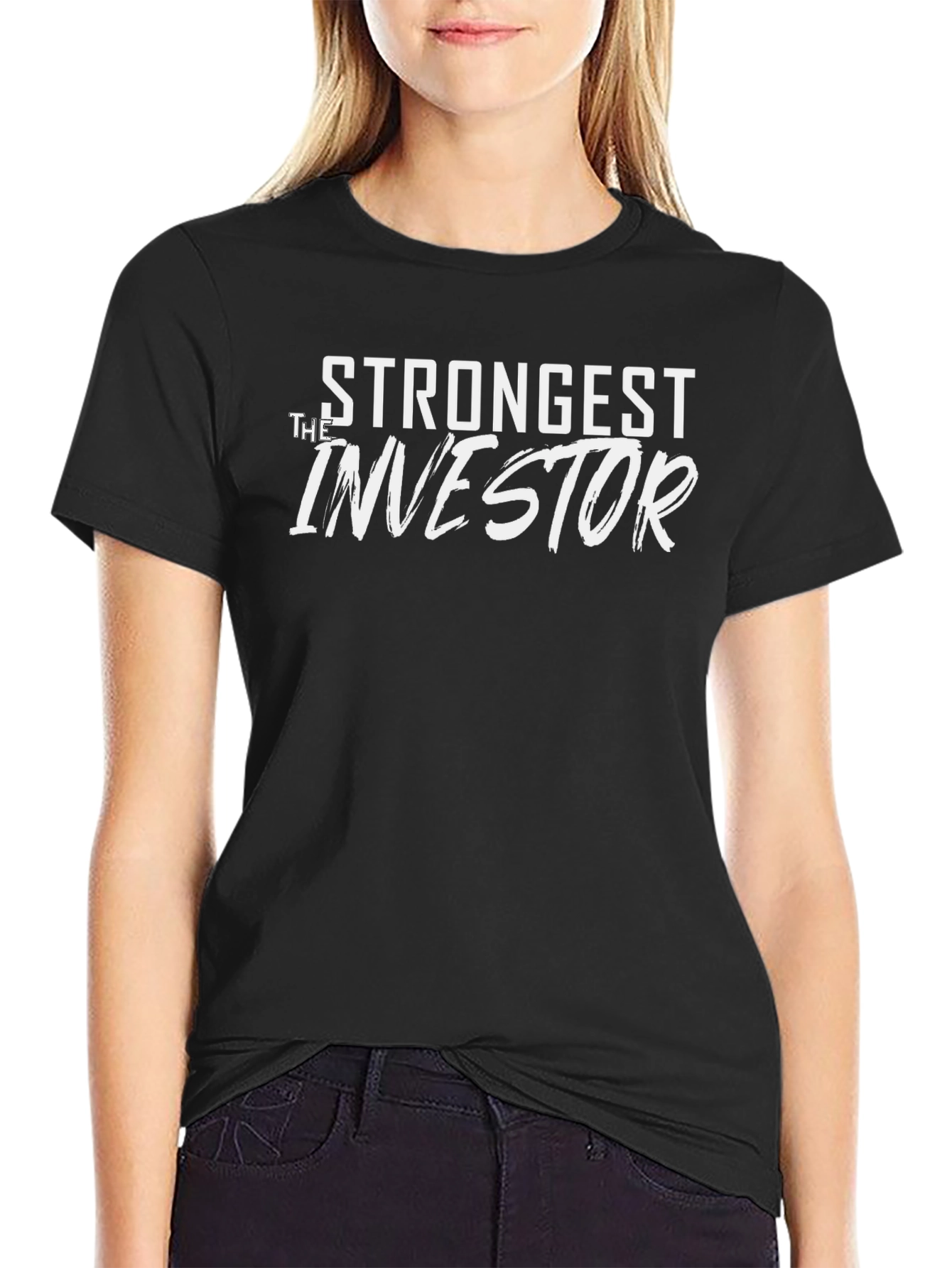 Strongest Investor Graphic Tee - Black