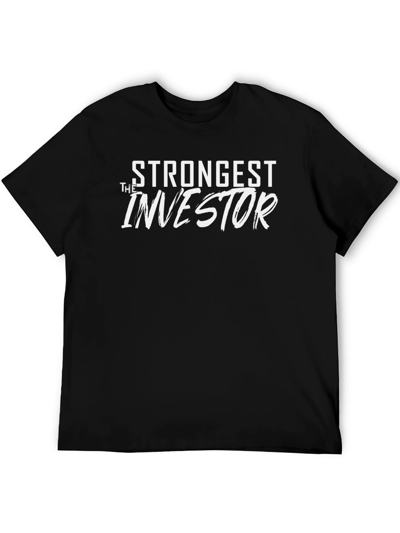 Strongest Investor Graphic Tee - Black