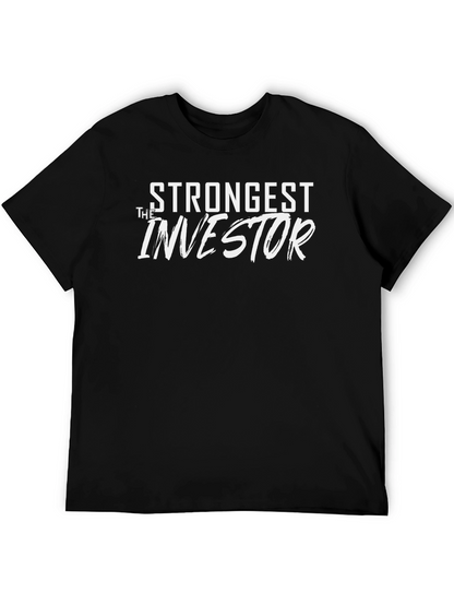 Strongest Investor Graphic Tee - Black